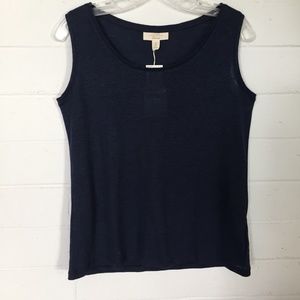 Charter Club Luxury Linen Sleeveless Top M NWT